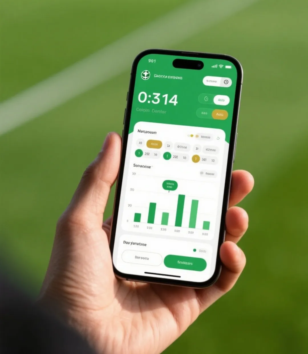 手机端赛事数据与赛程界面示意图