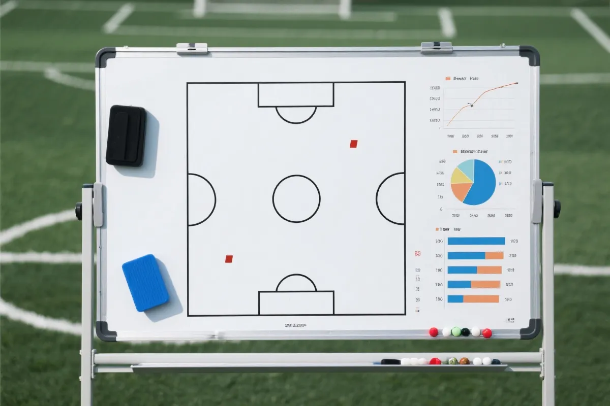 足球比赛战术分析与数据图表